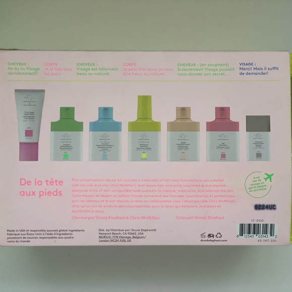 Drunk Elephant The Littles Head to Toe Set Hair and Body - Picture 4 of 5